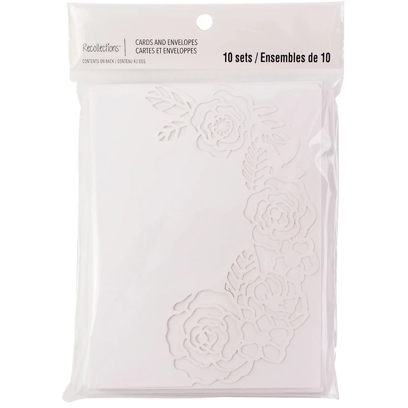 Rose Cards & Envelopes by Recollections™, 4.25" x 5.5"