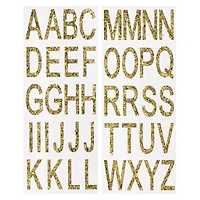 Gold Chunky Glitter Alphabet Stickers by Recollections™