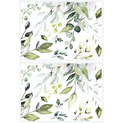 RoomMates Hanging Watercolor Leaves Peel & Stick Giant Decals