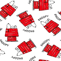 Peanuts® Snoopy Sleepy House Cotton Fabric 