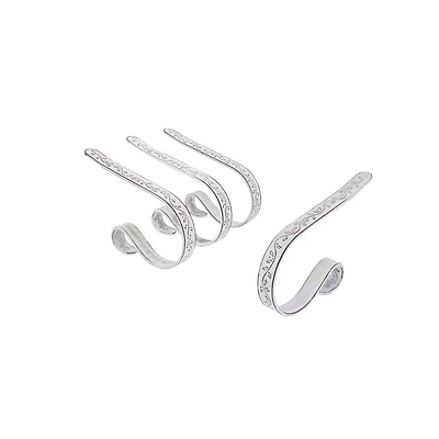 Original MantleClip® Holly Whitewash Stocking Holders, 4ct.