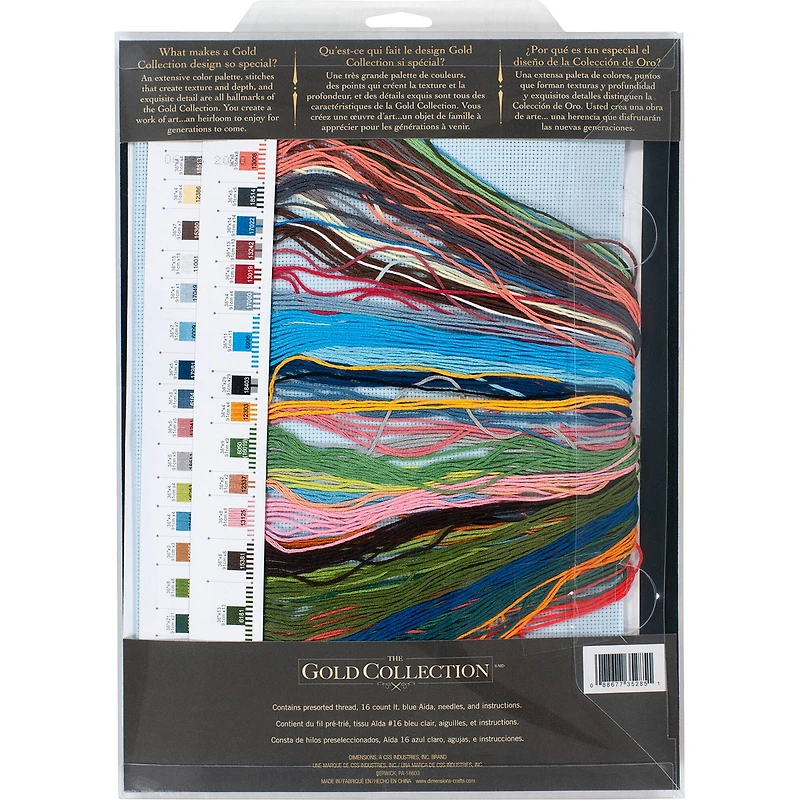 Dimensions® Gold Collection® Lakeside Village Counted Cross Stitch Kit