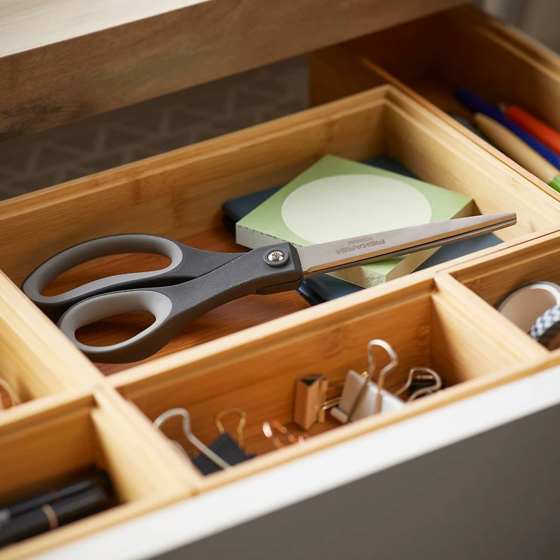 Fiskars® 8" Black Scissors, 2ct.