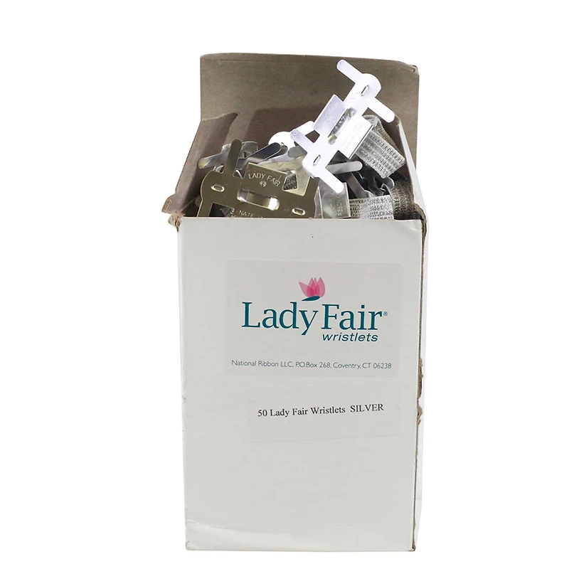 JAM Paper Silver Wristlets, 50ct.