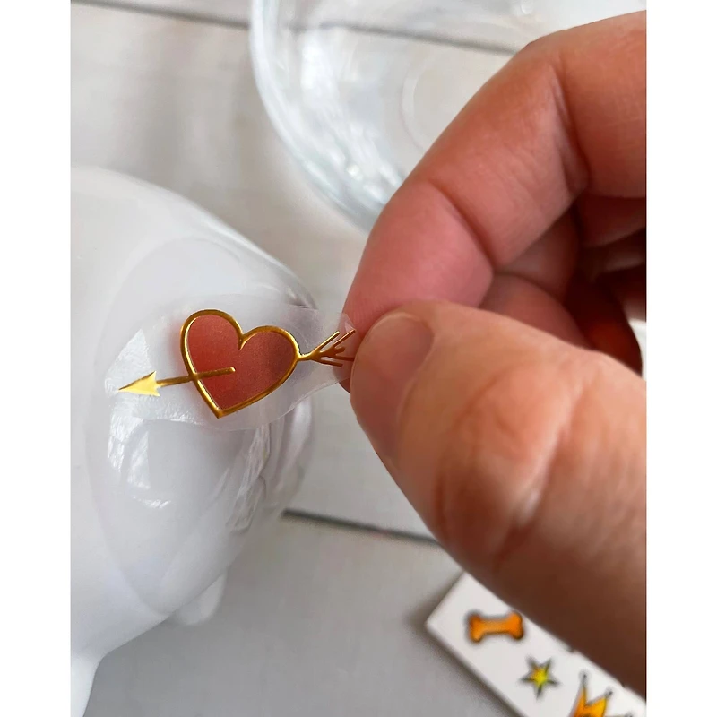 Bright Stripes Tattoo A Frenchie Ceramic Bank