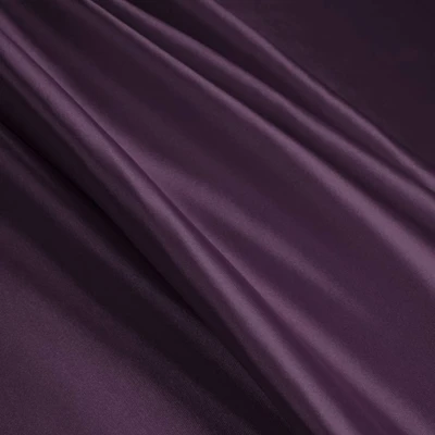 Plum Stretch Charmeuse