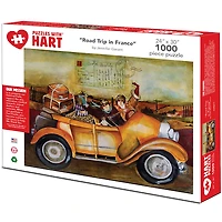 Hart Puzzles Road Trip in France by Jennifer Garant 1,000 Piece Jigsaw Puzzle
