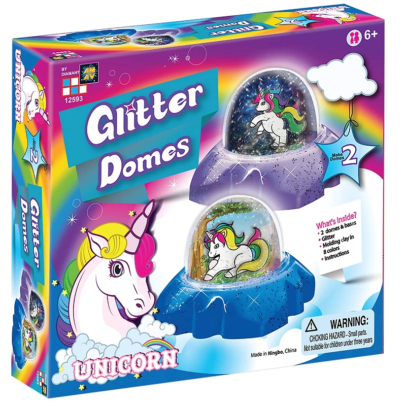 Amav Toys Unicorn Glitter Domes Activity Kit