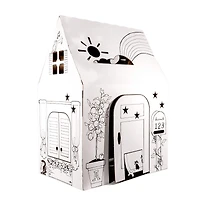 Easy Playhouse Cardboard Clubhouse