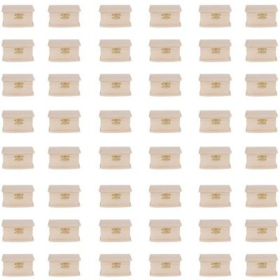 48 Pack: 3.5" Wood Trinket Box by Make Market®