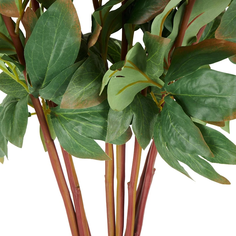 31" Orange Peony Artificial Flower Stem, 8ct.