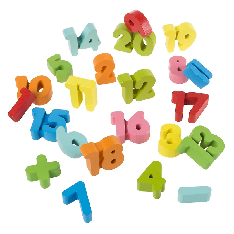 Toy Time Wooden Number Puzzle Board