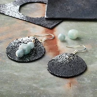 5" Black Square Leather Flats Mix by Bead Landing™