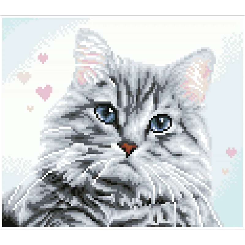 Diamond Dotz® Intermediate Pricilla Pre-Framed Diamond Painting Kit