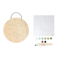 8" Canoe Paint-by-Number Plywood Surface Kit by Artist's Loft®