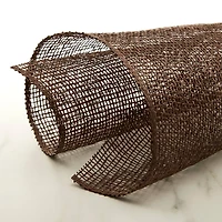 10" x 19ft. Chocolate Brown Poly Burlap Mesh by Celebrate It™