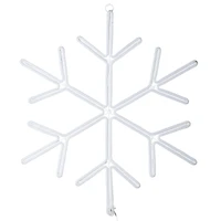 18" Neon Style Lighted Snowflake Wall Accent