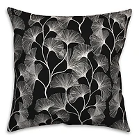 18" Gingko Leaves Indoor/Outdoor Pillow