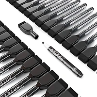 Arteza® Black Fine Tip Magnetic Dry Erase Markers, 36ct.