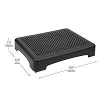 Mind Reader Anchor Collection Black Indoor Platform Booster Step