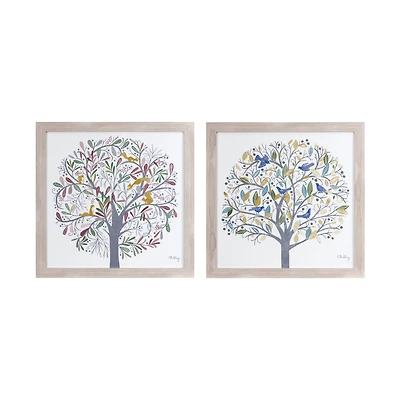 Framed Tree Print Set