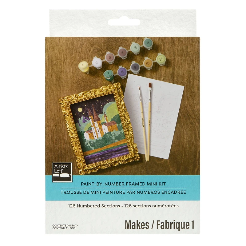 Castle Paint-by-Number Framed Mini Kit by Artist's Loft®