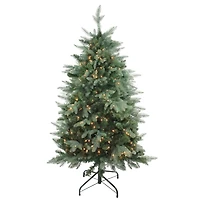 4.5ft. Pre-Lit Real Touch™️ Washington Frasier Fir Artificial Christmas Tree, Clear Lights