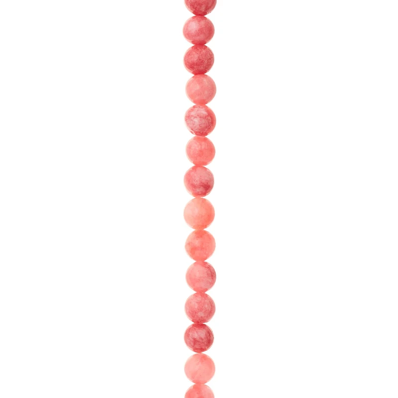 Pink Quartzite Round Beads, 6mm by Bead Landing™