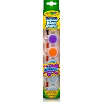 Crayola® Glitter Effects Washable Kids' Paint Pots, 12 Packs of 6