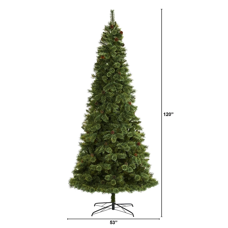 10ft. Unlit White Mountain Pine Artificial Christmas Tree