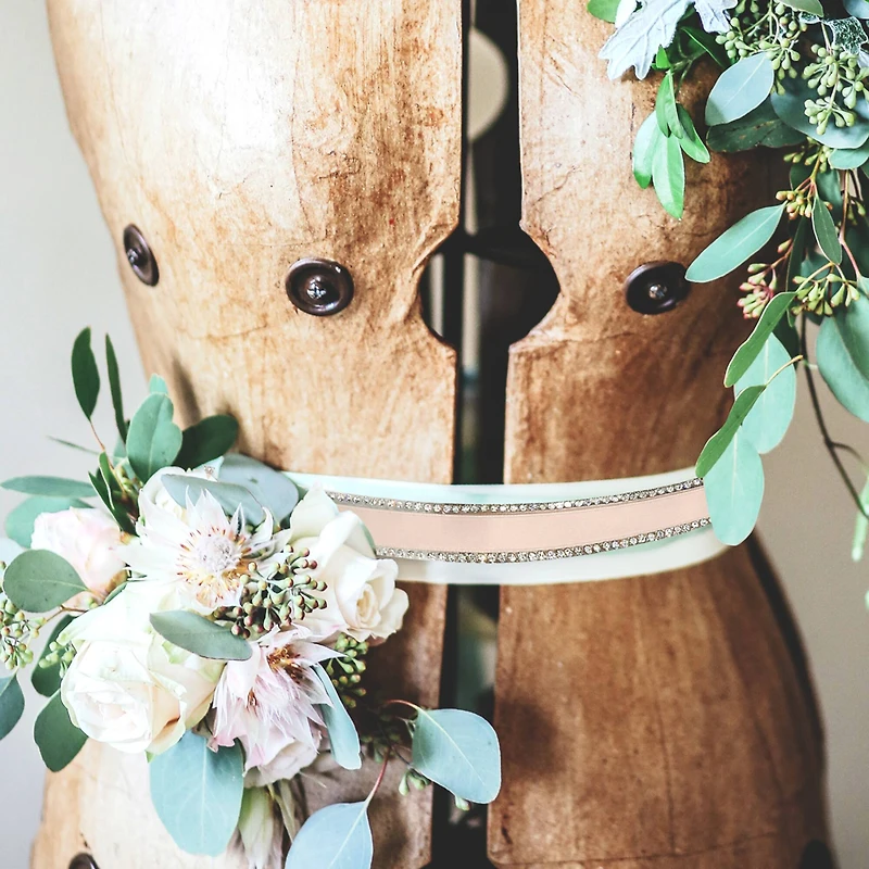 Gwen Studios 6yd. Satin & Rhinestone Trim Set