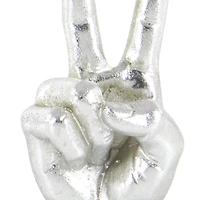 CosmoLiving by Cosmopolitan Silver Hand Sculpture Set