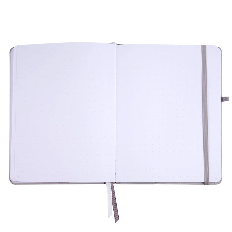 12 Pack: Gray Hardcover Dot Journal by Artist's Loft™, 6" x 8"