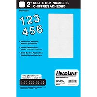 Headline Sign® Helvetica Numbers Vinyl Stickers