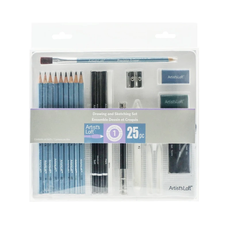25 Piece Drawing & Sketching Set by Artist's Loft™