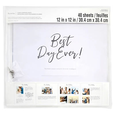 12" x 12" Best Day Ever Guided Scrapbook Layouts by Recollections™