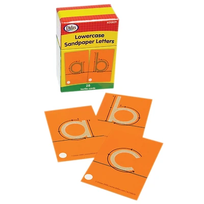 Didax® Tactile Sandpaper Lowercase Letters