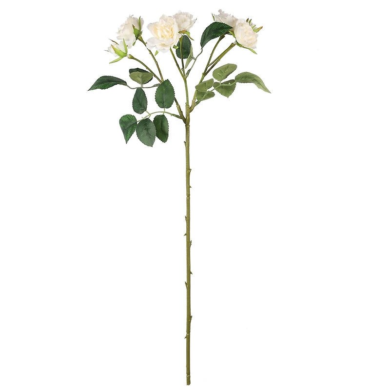 24.5" White Rose Stem by Ashland®