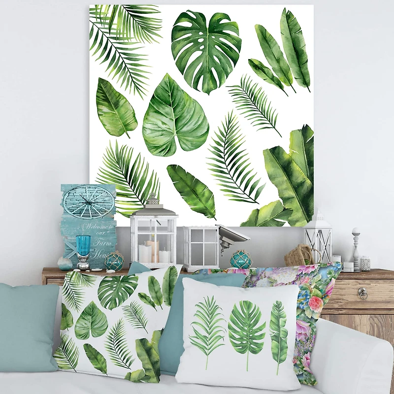 Designart - Tropical Leaf Of Monstera V