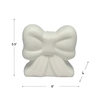 6" DIY Ceramic Bow Figurine by Make Market®