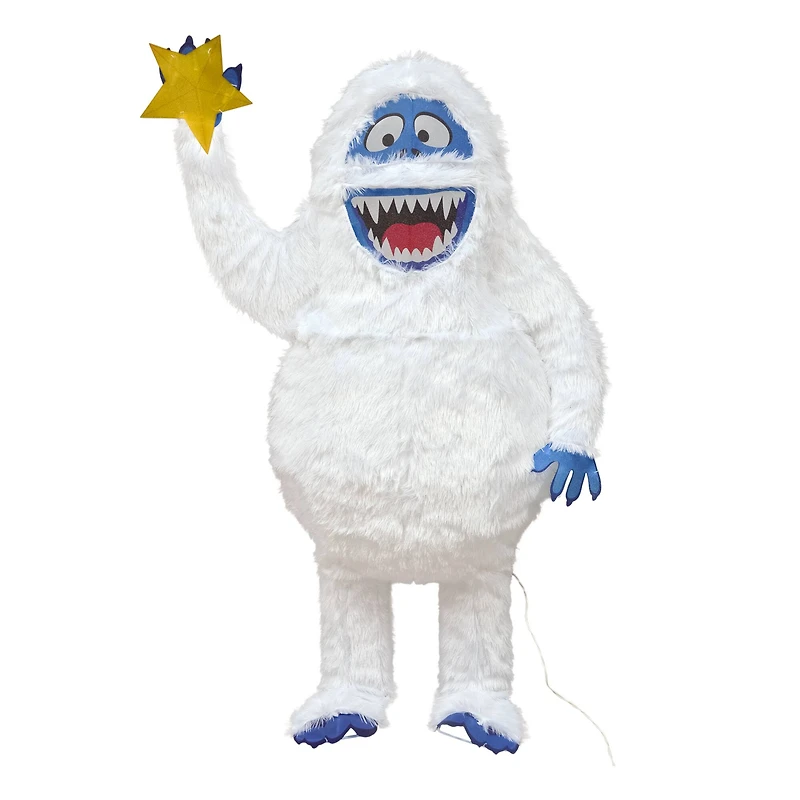 ProductWorks Rudolph 4.5ft. 3D Pre-Lit Bumble with Star Yard Art