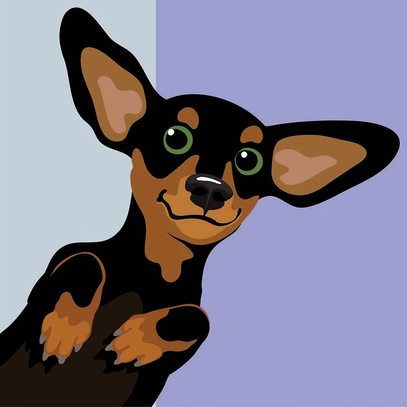 4" x 4" Dogs Canvas Painting Kit by Craft Smart®