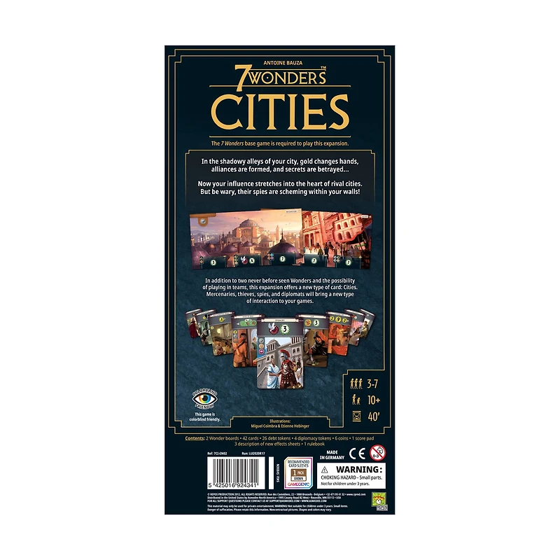 7 Wonders New Edition Cities Board Game Expansion