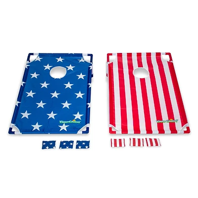 YardCandy Stars & Stripes Portable Cornhole Toss Game