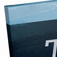 Ski Slopes Arrow Sign 36x12 Canvas Wall Art