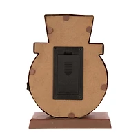 Glitzhome® LED Snowman Head & Tree Stocking Holder Set