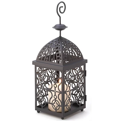 14" Moroccan Style Birdcage Candle Lantern