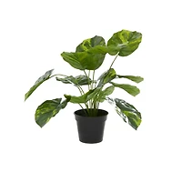 Green Plastic Traditional Artificial Foliage, 19" x 12" x 12"