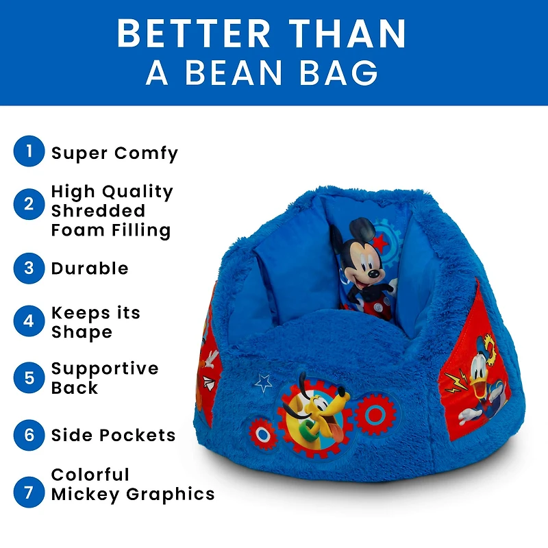 Disney® Mickey Mouse Cozee Fluffy Chair 