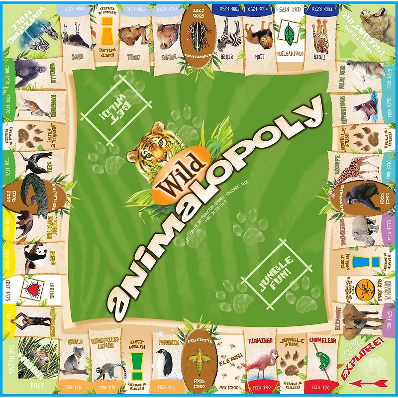 Late For The Sky Wild Animalopoly Game